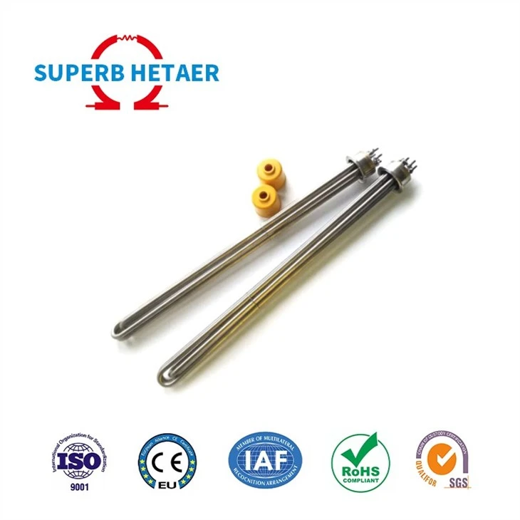 380V 18kw Water Tank Flange Tubular Heaters Boiler Immersion Heaters