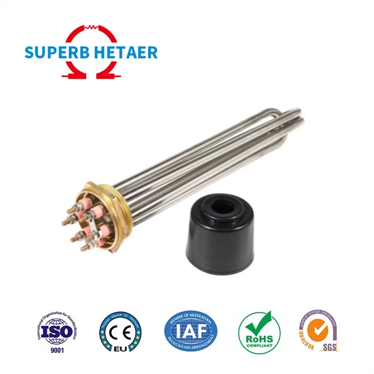 380V 18kw Water Tank Flange Tubular Heaters Boiler Immersion Heaters