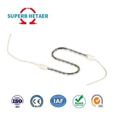 Kurutma için Karbon Fiber Kuvars Isıtma Lambaları