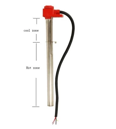 Dikey Tek Borulu Metal Daldırma Isıtıcı